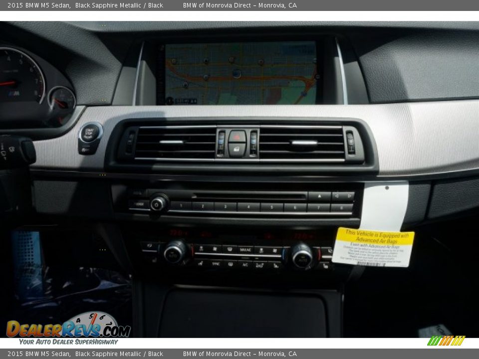 2015 BMW M5 Sedan Black Sapphire Metallic / Black Photo #8