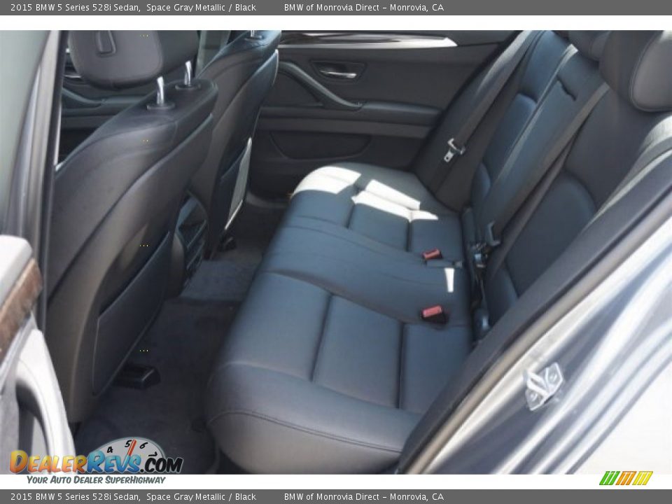 Rear Seat of 2015 BMW 5 Series 528i Sedan Photo #5