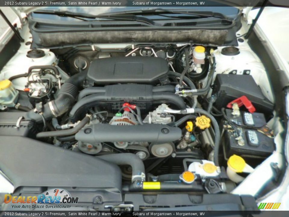 2012 Subaru Legacy 2.5i Premium Satin White Pearl / Warm Ivory Photo #17