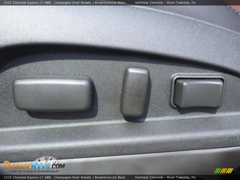 2015 Chevrolet Equinox LT AWD Champagne Silver Metallic / Brownstone/Jet Black Photo #15