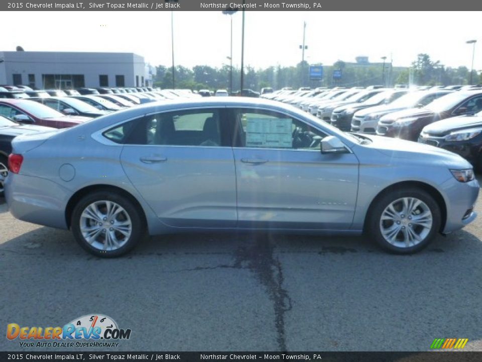 2015 Chevrolet Impala LT Silver Topaz Metallic / Jet Black Photo #6