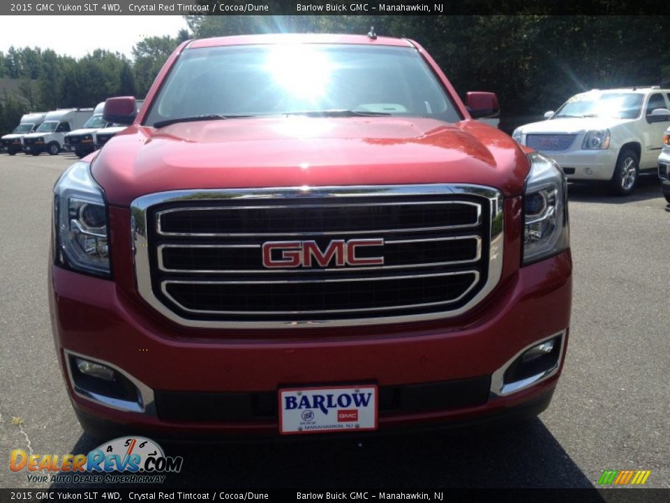 2015 GMC Yukon SLT 4WD Crystal Red Tintcoat / Cocoa/Dune Photo #2