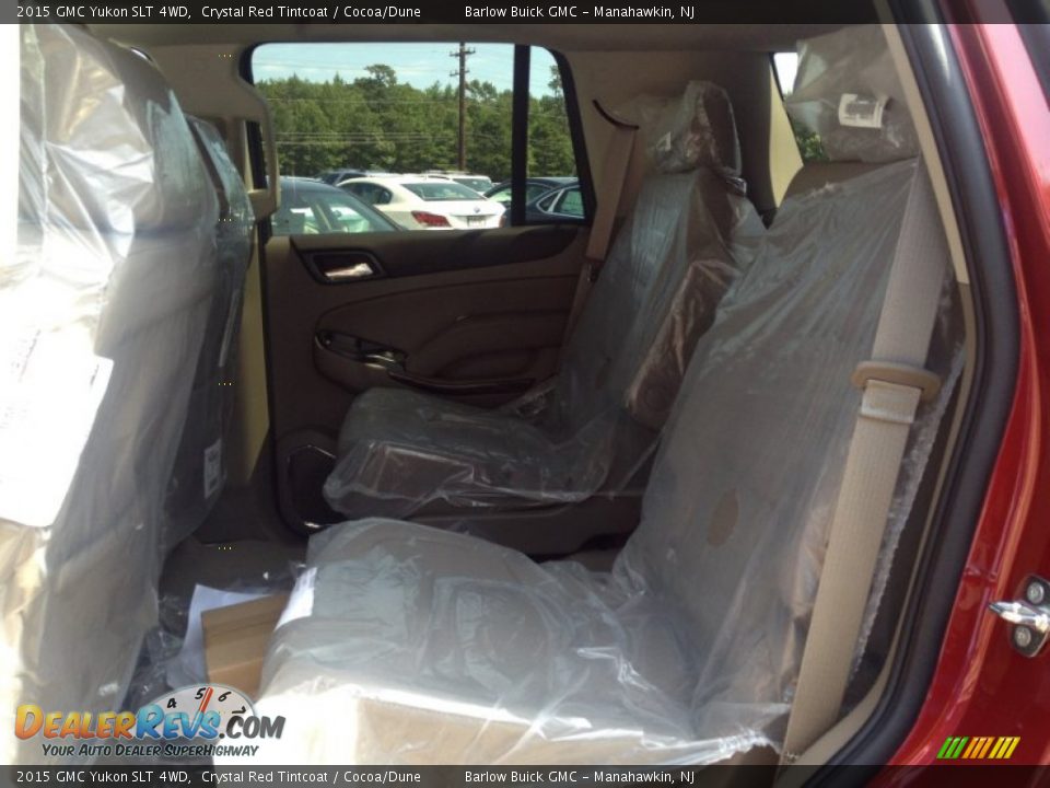 2015 GMC Yukon SLT 4WD Crystal Red Tintcoat / Cocoa/Dune Photo #6