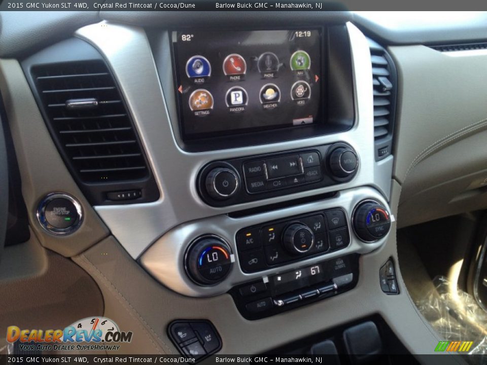 2015 GMC Yukon SLT 4WD Crystal Red Tintcoat / Cocoa/Dune Photo #10