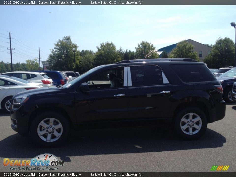 2015 GMC Acadia SLE Carbon Black Metallic / Ebony Photo #3