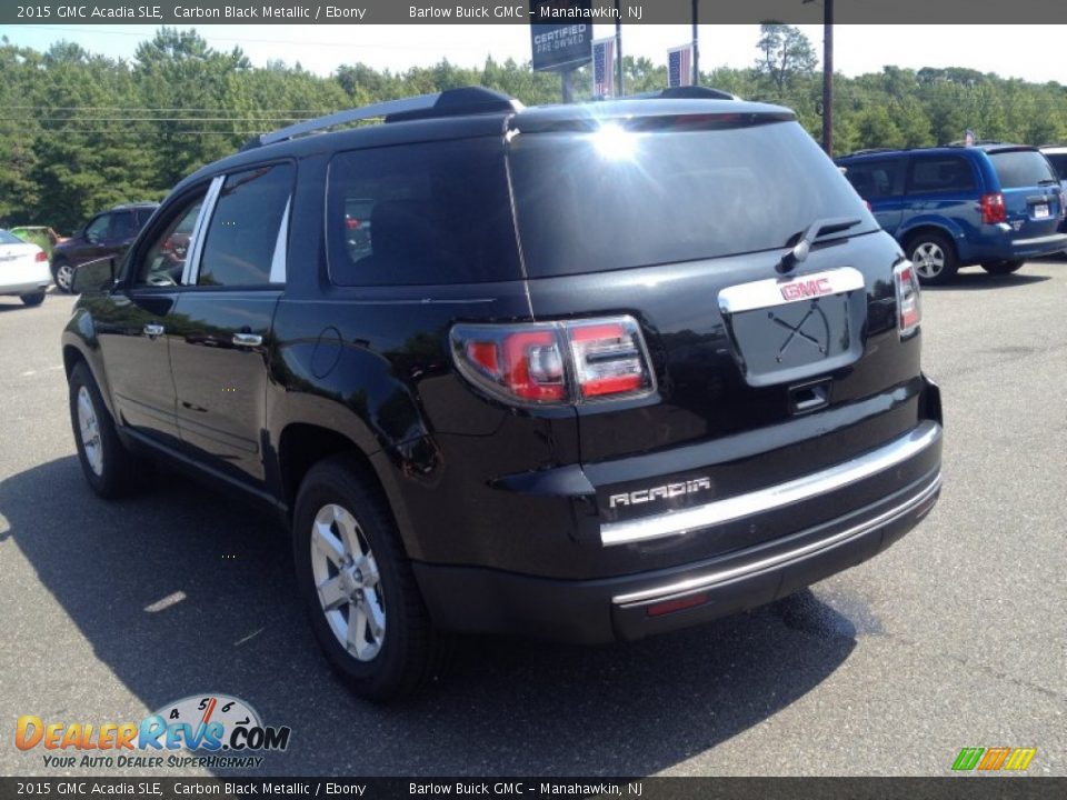 2015 GMC Acadia SLE Carbon Black Metallic / Ebony Photo #4