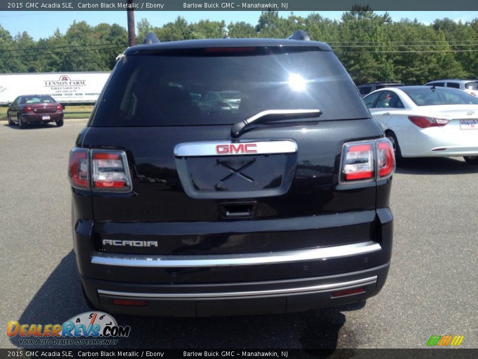 2015 GMC Acadia SLE Carbon Black Metallic / Ebony Photo #5