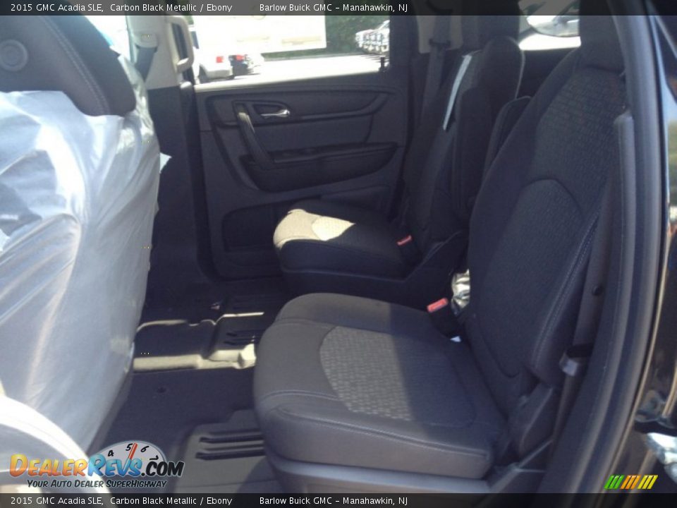 2015 GMC Acadia SLE Carbon Black Metallic / Ebony Photo #6