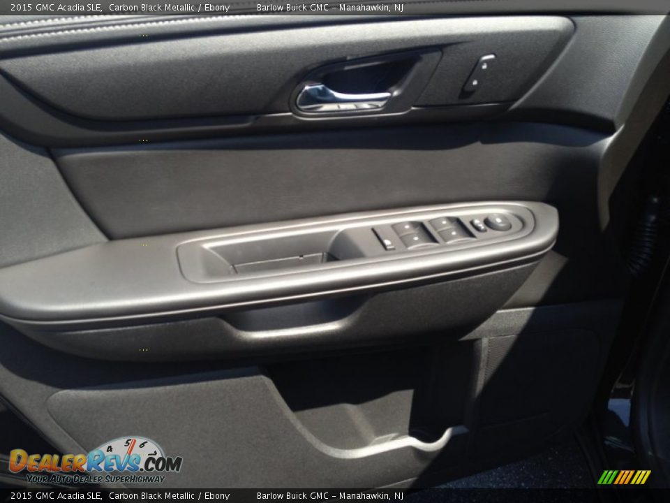 2015 GMC Acadia SLE Carbon Black Metallic / Ebony Photo #8