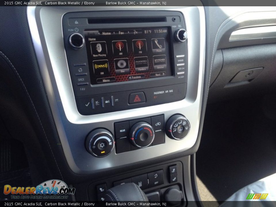 2015 GMC Acadia SLE Carbon Black Metallic / Ebony Photo #10