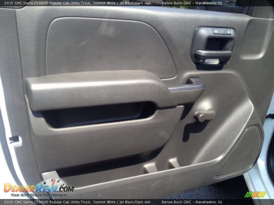 2015 GMC Sierra 2500HD Regular Cab Utility Truck Summit White / Jet Black/Dark Ash Photo #8