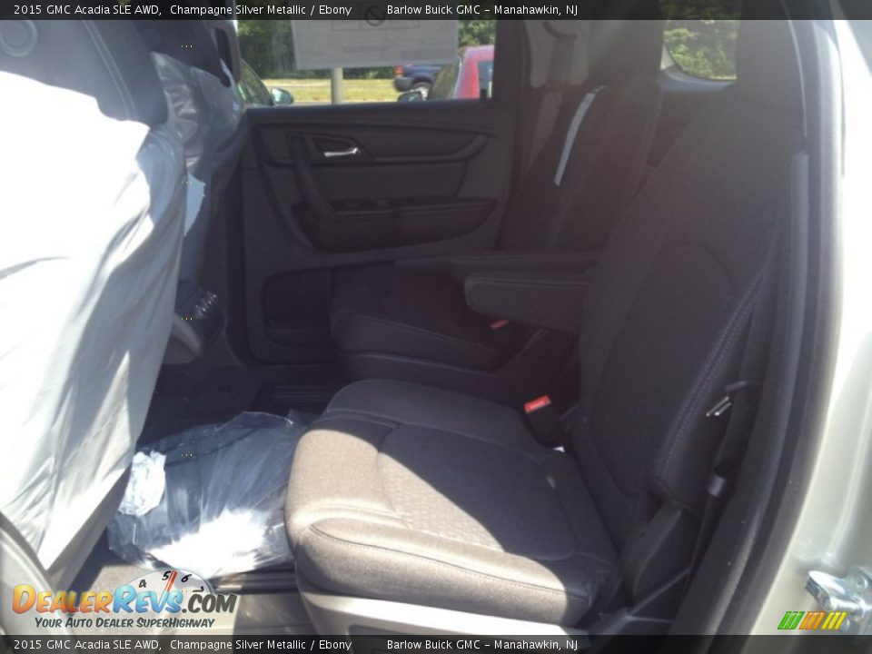 2015 GMC Acadia SLE AWD Champagne Silver Metallic / Ebony Photo #6