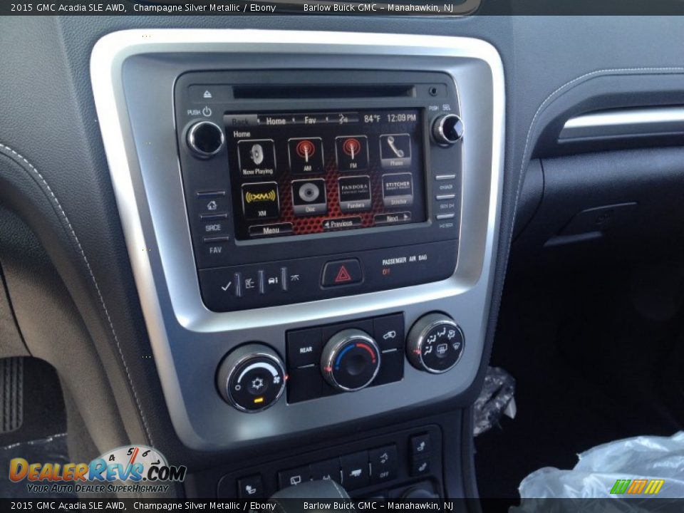2015 GMC Acadia SLE AWD Champagne Silver Metallic / Ebony Photo #10