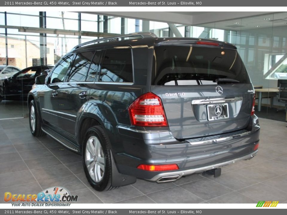 2011 Mercedes-Benz GL 450 4Matic Steel Grey Metallic / Black Photo #9