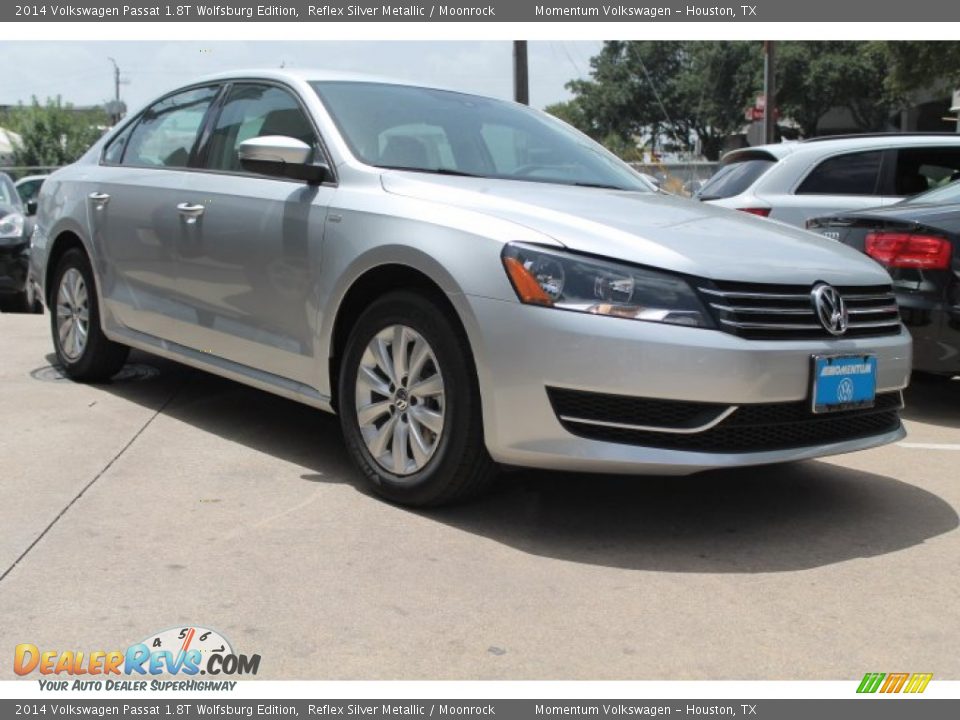 2014 Volkswagen Passat 1.8T Wolfsburg Edition Reflex Silver Metallic / Moonrock Photo #1