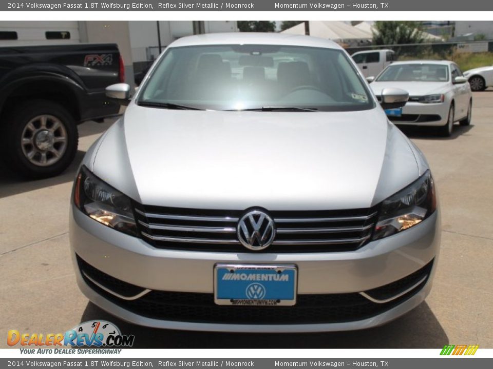 2014 Volkswagen Passat 1.8T Wolfsburg Edition Reflex Silver Metallic / Moonrock Photo #2