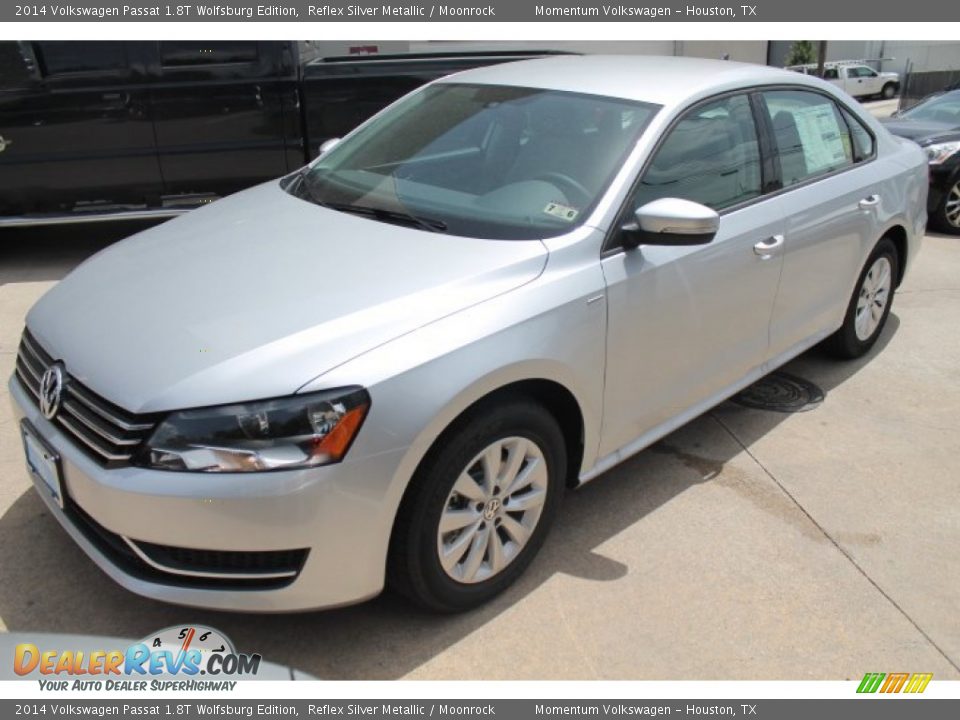 2014 Volkswagen Passat 1.8T Wolfsburg Edition Reflex Silver Metallic / Moonrock Photo #3