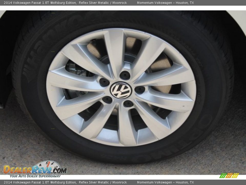 2014 Volkswagen Passat 1.8T Wolfsburg Edition Reflex Silver Metallic / Moonrock Photo #4