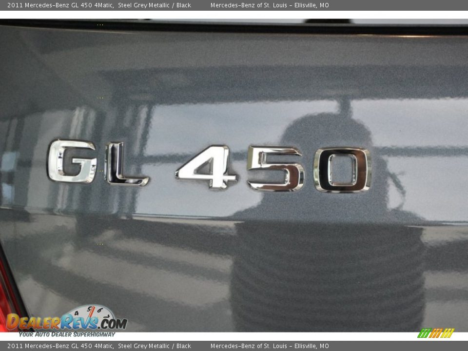 2011 Mercedes-Benz GL 450 4Matic Steel Grey Metallic / Black Photo #16