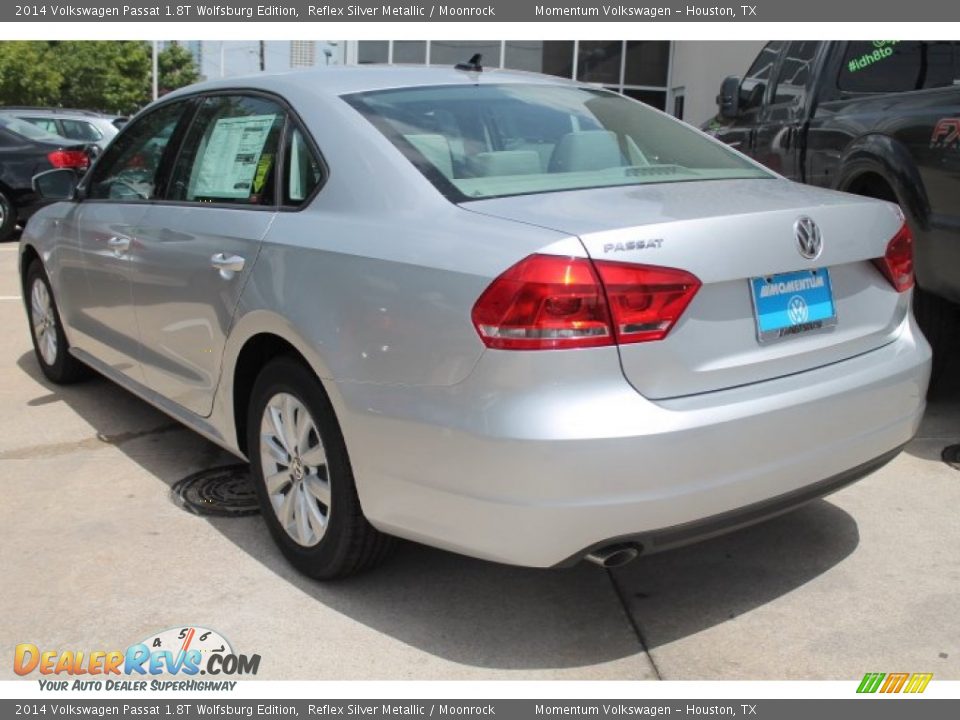 2014 Volkswagen Passat 1.8T Wolfsburg Edition Reflex Silver Metallic / Moonrock Photo #6