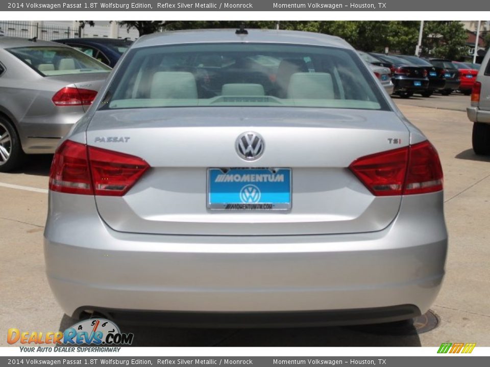 2014 Volkswagen Passat 1.8T Wolfsburg Edition Reflex Silver Metallic / Moonrock Photo #7