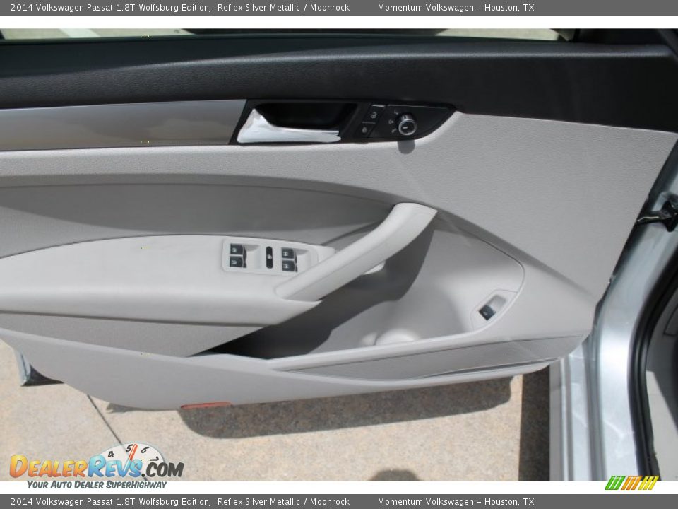 2014 Volkswagen Passat 1.8T Wolfsburg Edition Reflex Silver Metallic / Moonrock Photo #8