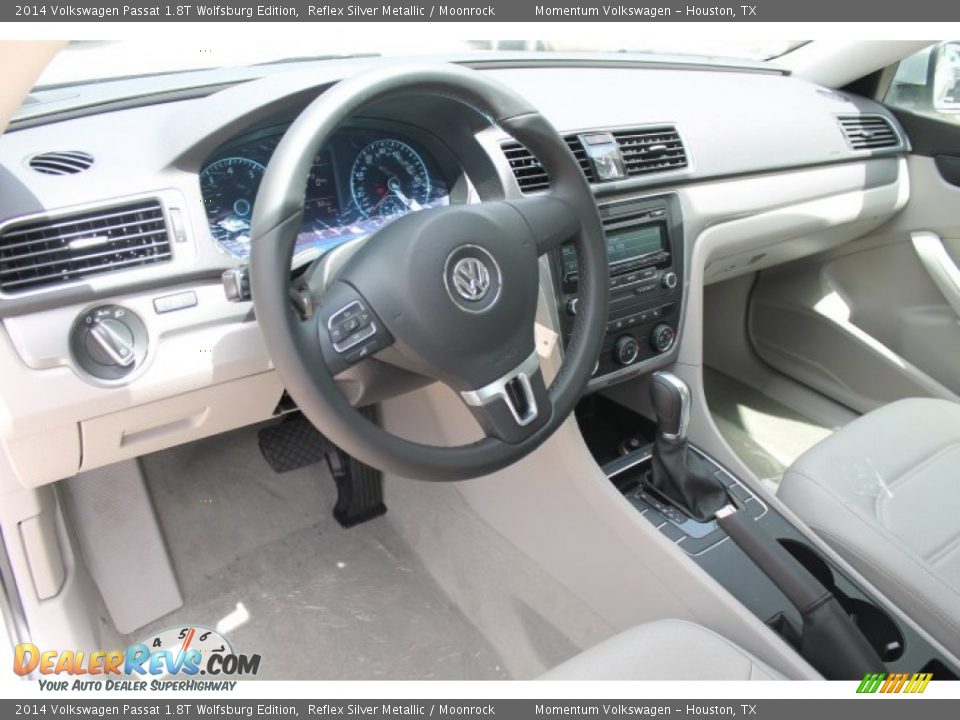 2014 Volkswagen Passat 1.8T Wolfsburg Edition Reflex Silver Metallic / Moonrock Photo #11