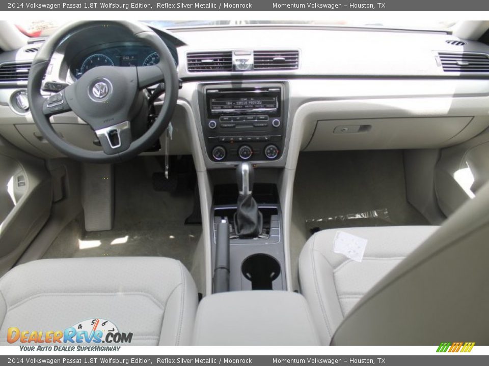 2014 Volkswagen Passat 1.8T Wolfsburg Edition Reflex Silver Metallic / Moonrock Photo #21