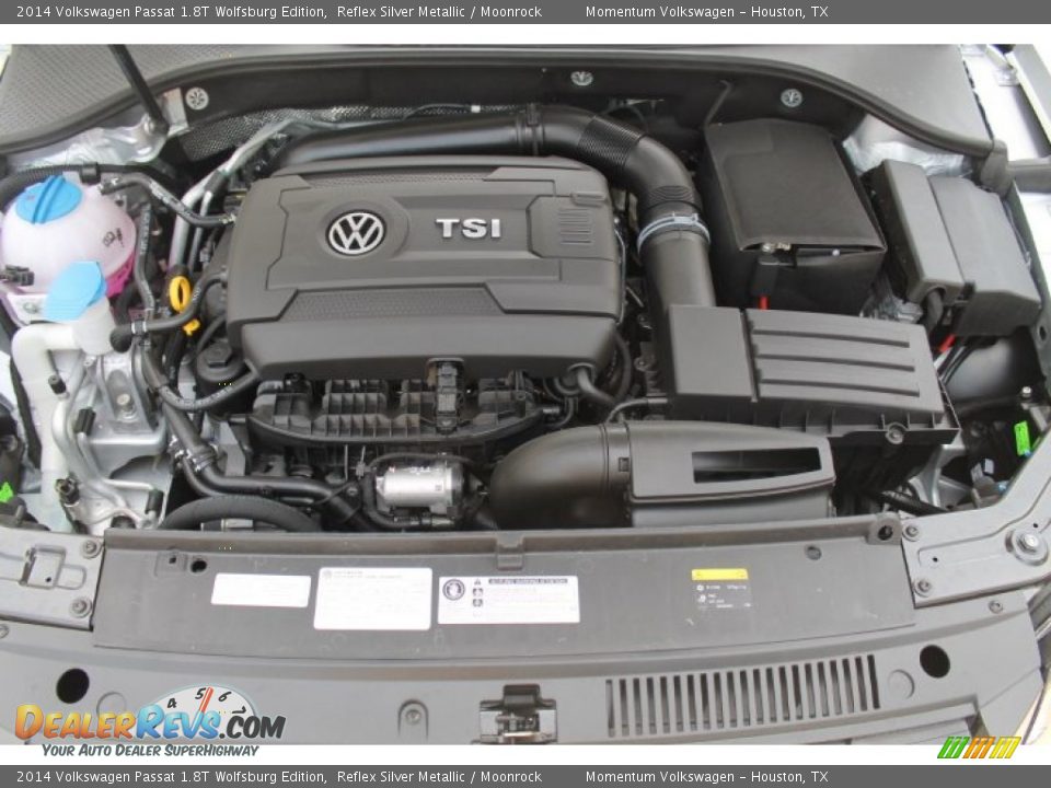 2014 Volkswagen Passat 1.8T Wolfsburg Edition Reflex Silver Metallic / Moonrock Photo #24