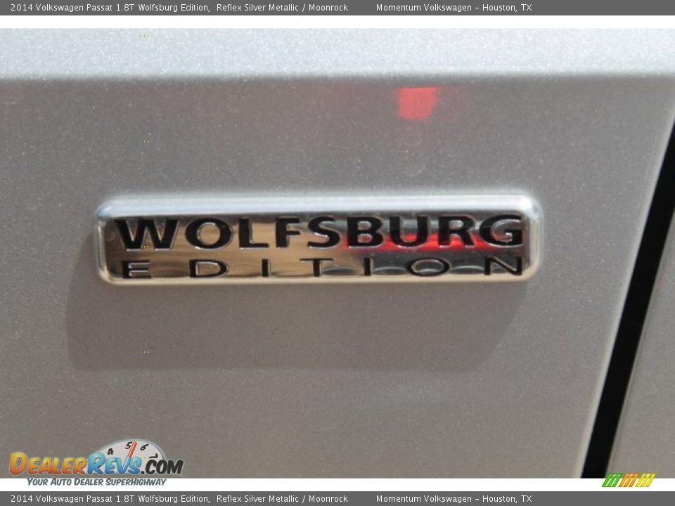 2014 Volkswagen Passat 1.8T Wolfsburg Edition Reflex Silver Metallic / Moonrock Photo #25
