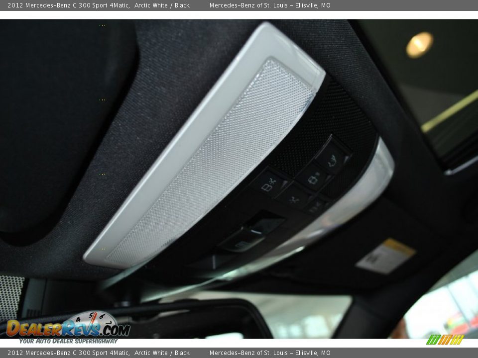 2012 Mercedes-Benz C 300 Sport 4Matic Arctic White / Black Photo #21