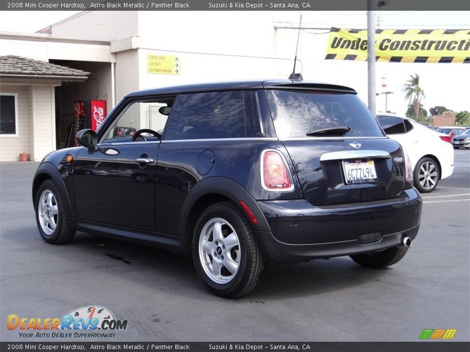 2008 Mini Cooper Hardtop Astro Black Metallic / Panther Black Photo #4