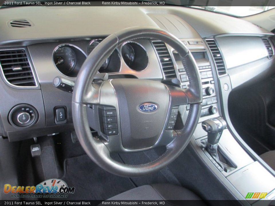 2011 Ford Taurus SEL Ingot Silver / Charcoal Black Photo #12