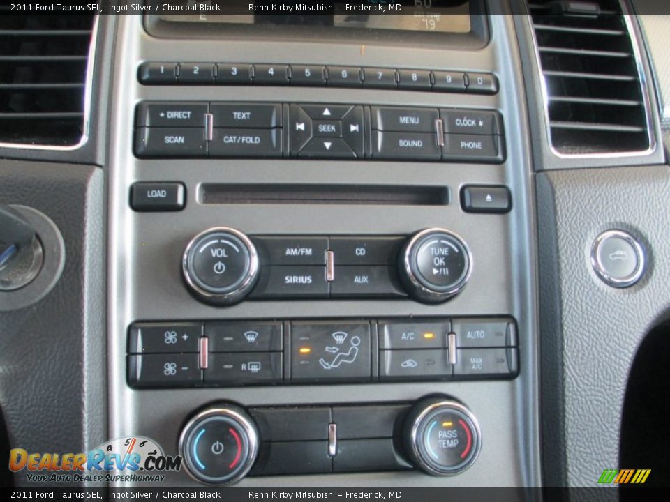 2011 Ford Taurus SEL Ingot Silver / Charcoal Black Photo #21