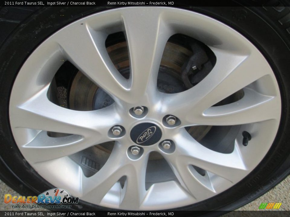 2011 Ford Taurus SEL Ingot Silver / Charcoal Black Photo #30