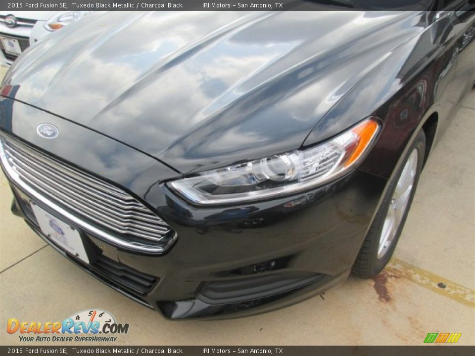 2015 Ford Fusion SE Tuxedo Black Metallic / Charcoal Black Photo #11