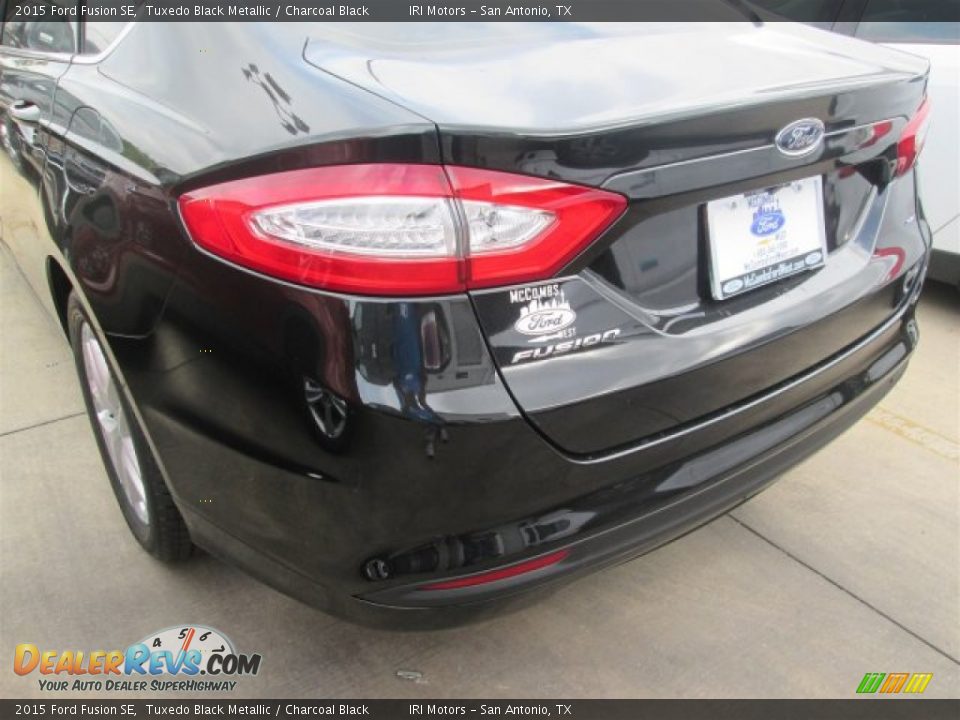 2015 Ford Fusion SE Tuxedo Black Metallic / Charcoal Black Photo #12