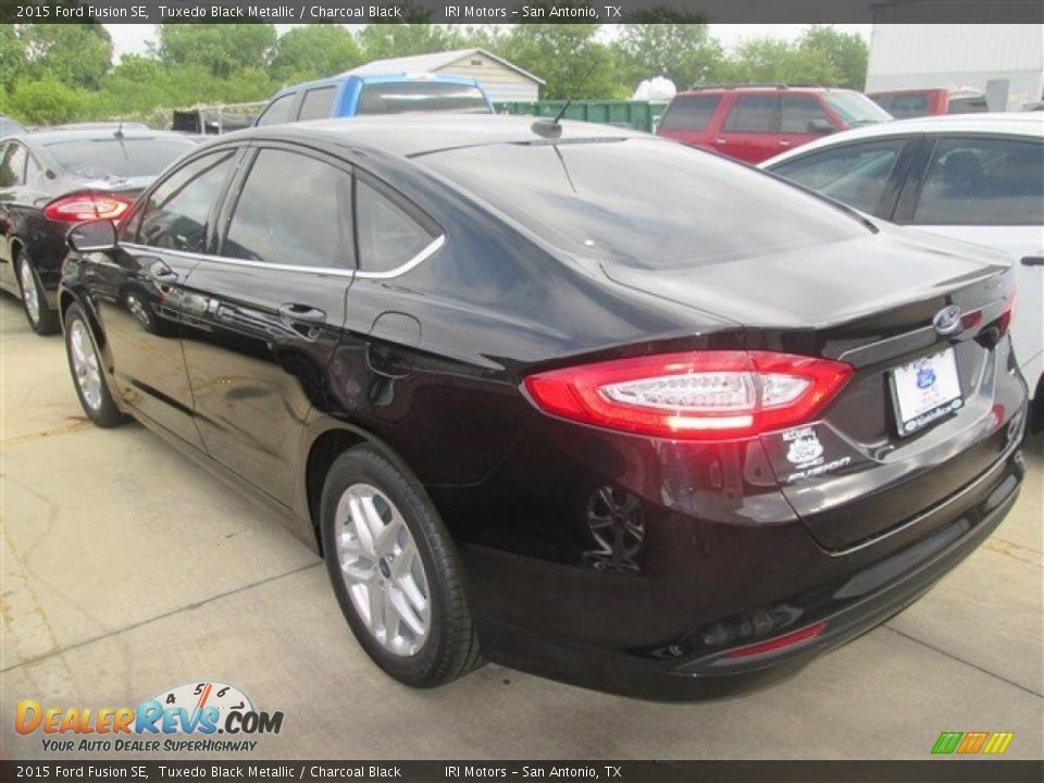 2015 Ford Fusion SE Tuxedo Black Metallic / Charcoal Black Photo #15