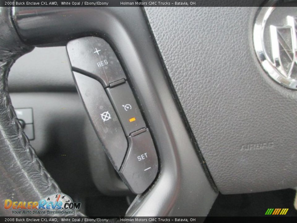 2008 Buick Enclave CXL AWD White Opal / Ebony/Ebony Photo #14
