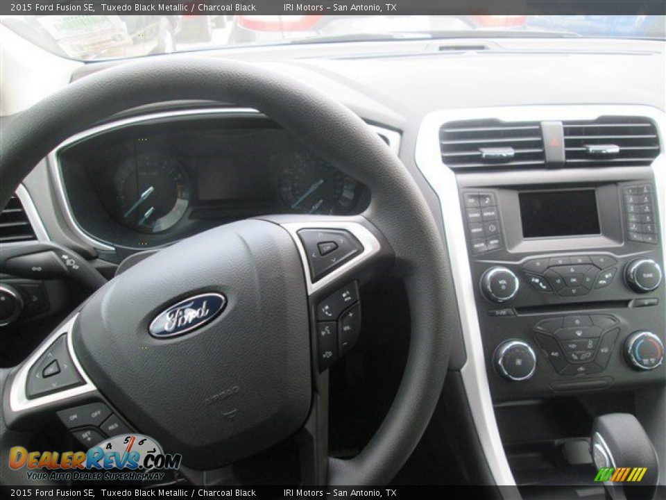 2015 Ford Fusion SE Tuxedo Black Metallic / Charcoal Black Photo #20