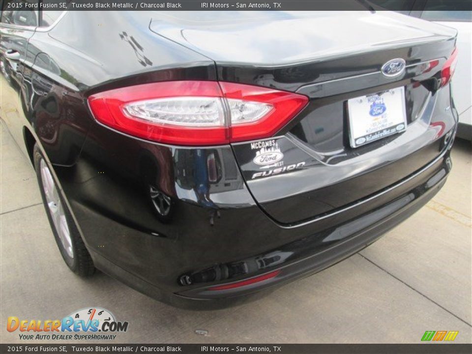 2015 Ford Fusion SE Tuxedo Black Metallic / Charcoal Black Photo #25