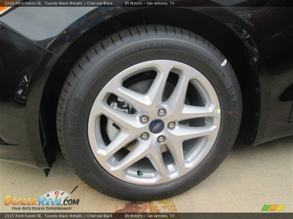 2015 Ford Fusion SE Tuxedo Black Metallic / Charcoal Black Photo #26
