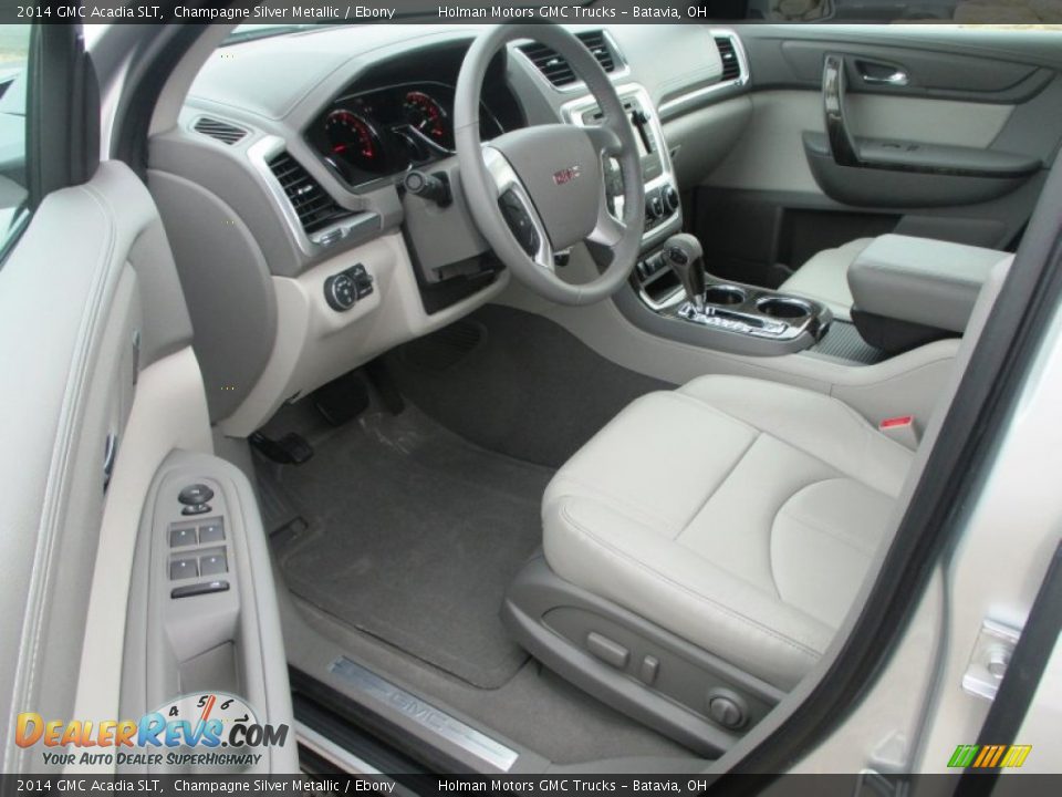 2014 GMC Acadia SLT Champagne Silver Metallic / Ebony Photo #5