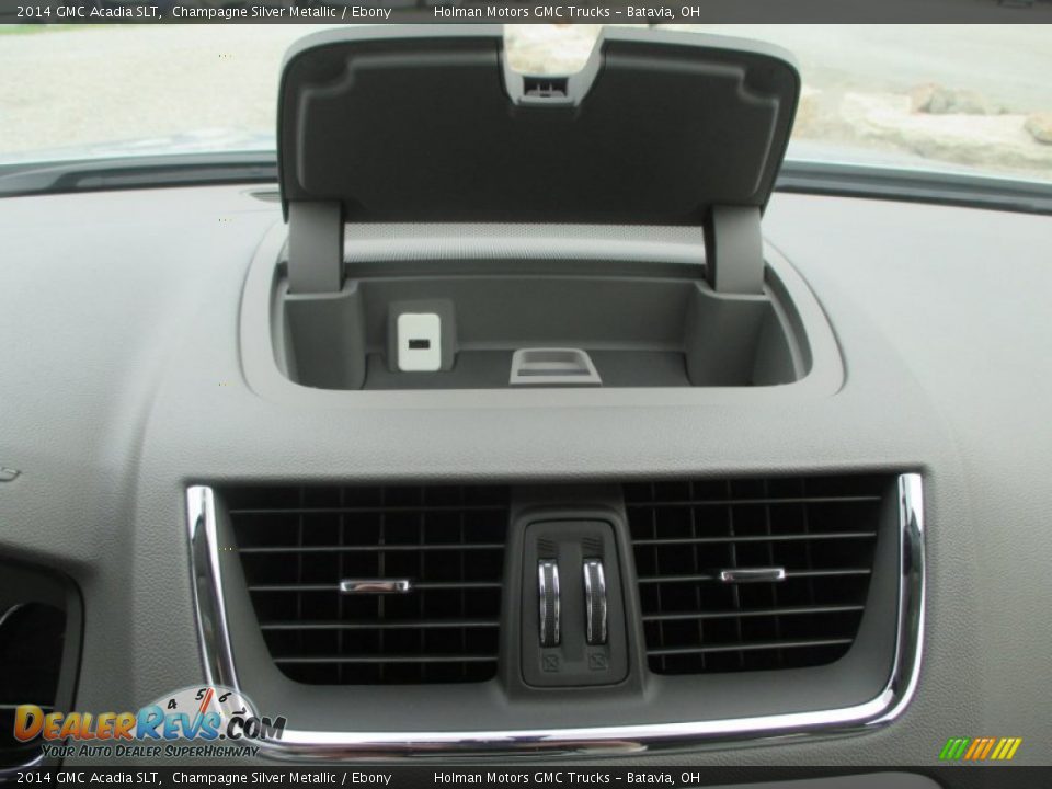 2014 GMC Acadia SLT Champagne Silver Metallic / Ebony Photo #15