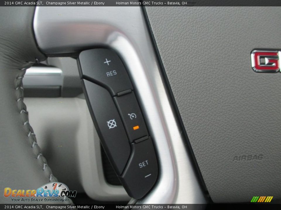 2014 GMC Acadia SLT Champagne Silver Metallic / Ebony Photo #18