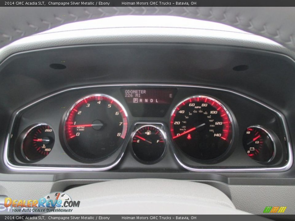 2014 GMC Acadia SLT Champagne Silver Metallic / Ebony Photo #19