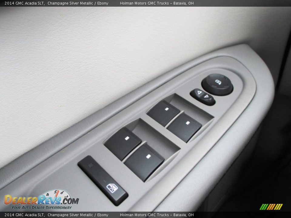 2014 GMC Acadia SLT Champagne Silver Metallic / Ebony Photo #20