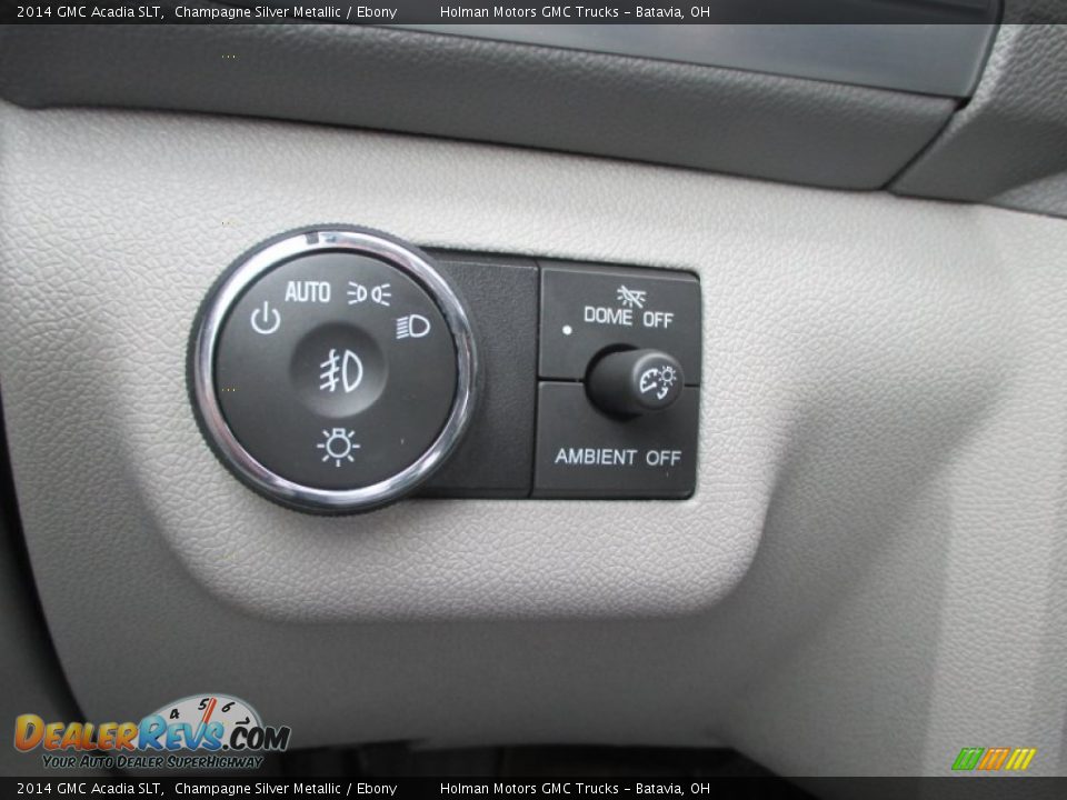 2014 GMC Acadia SLT Champagne Silver Metallic / Ebony Photo #21