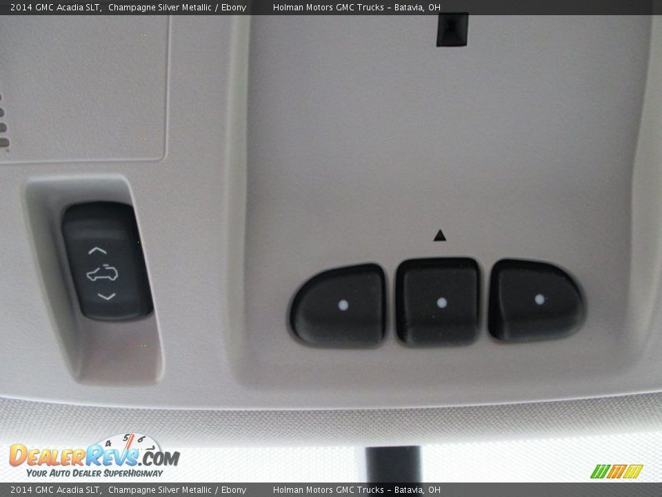 2014 GMC Acadia SLT Champagne Silver Metallic / Ebony Photo #23