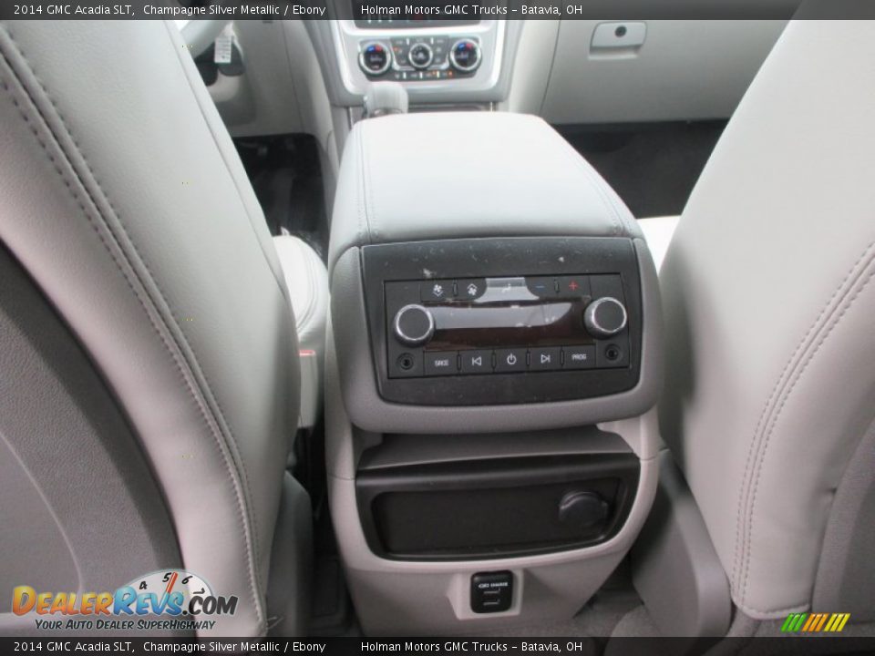 2014 GMC Acadia SLT Champagne Silver Metallic / Ebony Photo #26